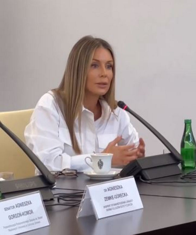 Małgorzata Rozenek w Senacie