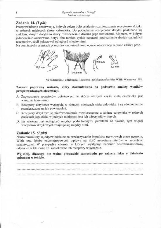 MATURA 2012 BIOLOGIA poziom ROZSZERZONY 14.05.2012 - ARKUSZE, ZADANIA, PYTANIA, ODPOWIEDZI