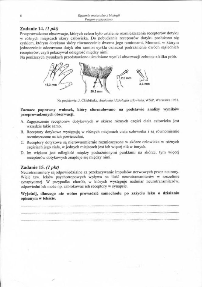 MATURA 2012 BIOLOGIA poziom ROZSZERZONY 14.05.2012 - ARKUSZE, ZADANIA, PYTANIA, ODPOWIEDZI