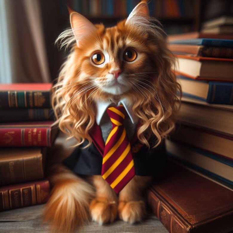 Postacie z Harry'ego Pottera jako koty