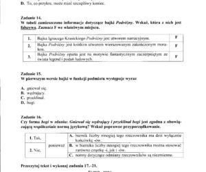 EGZAMIN GIMNAZJALNY 2012, JĘZYK POLSKI - ARKUSZE, PYTANIA, ODPOWIEDZI - TEST GIMNAZJALNY 2012 JEZYK POLSKI