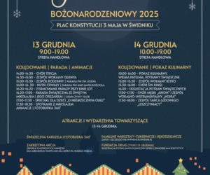 Jarmark Bożonarodzeniowy w Świdniku 13 - 14 grudnia [AUDIO]