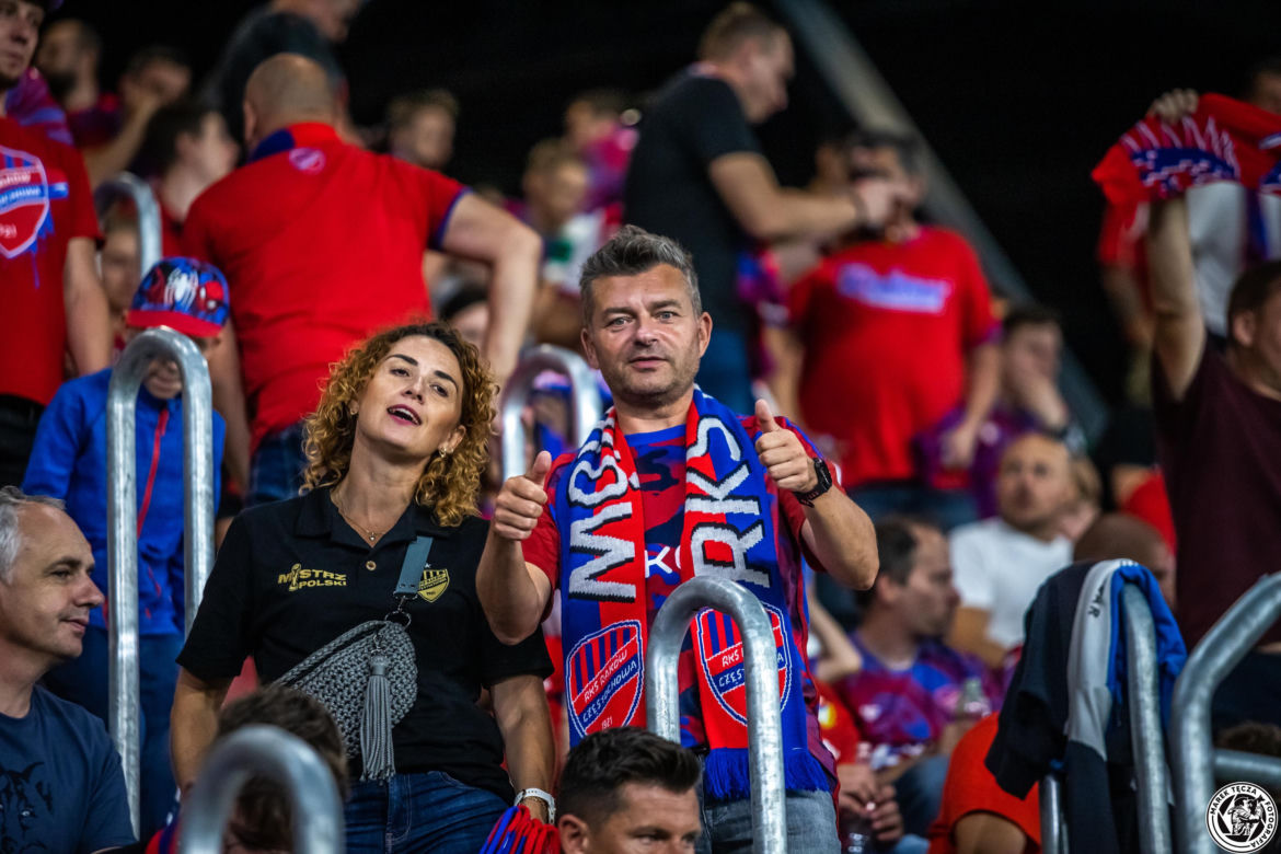 Raków Częstochowa - FC Kopenhaga Zdjęcia kibiców