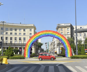 Tęcza wraca na Plac Zbawiciela w Warszawie