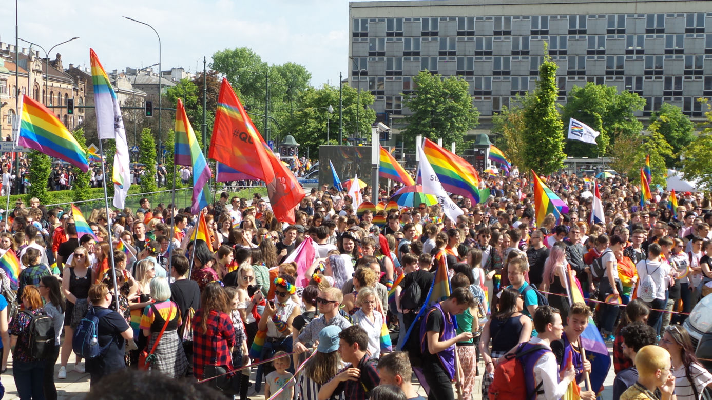 Wielki Marsz Równości przeszedł 18.05.2019 przez Kraków