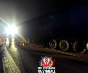 Wypadek na 141. kilometrze A4 pod Wrocławiem