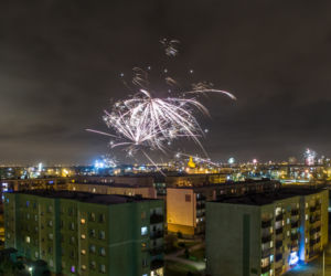 Sylwester 2019/2020 na Śląsku na zdjęciach z drona. Było pięknie. Zobaczcie [GALERIA]