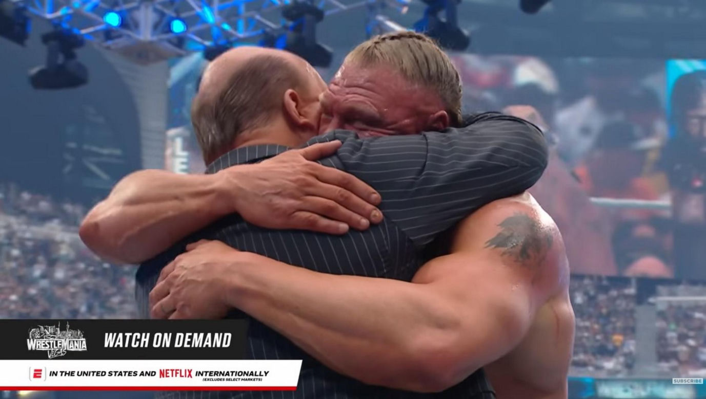 Brock Lesnar we łzach pożegnał się z kibicami