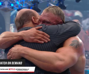 Brock Lesnar we łzach pożegnał się z kibicami