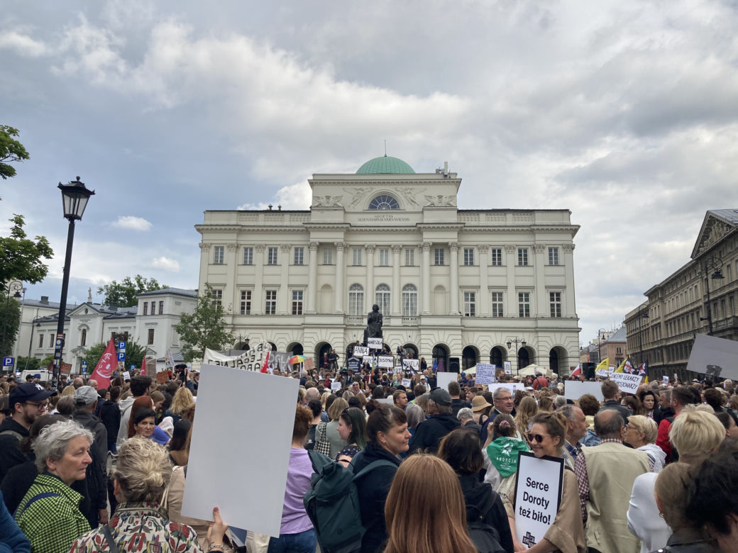 Marsz Strajku Kobiet "Ani jednej więcej!"