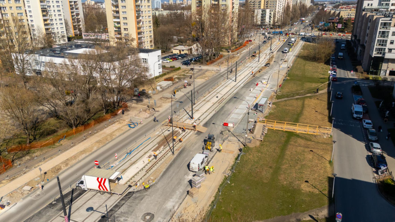 Okolice przystanku autobusowego Batumi na Mokotowie