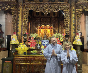 Patrycja Markowska z mężem w Wietnamie