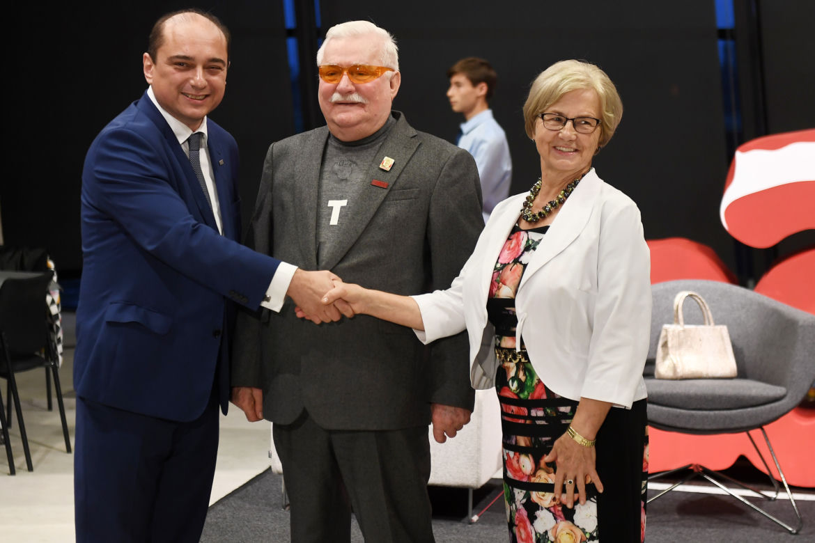 Lech i Danuta Wałęsowie 