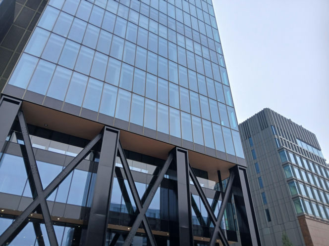 Studio A w Warszawie pod koniec budowy