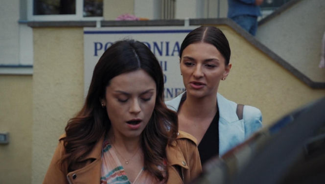 M jak miłość odc. 1915. Anka Sokołowska (Katarzyna Russ), Kasia (Paulina Lasota)