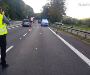 Tragiczny wypadek w Wiślicy. Nie żyje motocyklista [ZDJĘCIA]