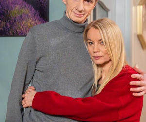 Pierwsza miłość, odcinek 4190. Emilka (Anna Ilczuk), Fryderyk (Andrzej Kłak)