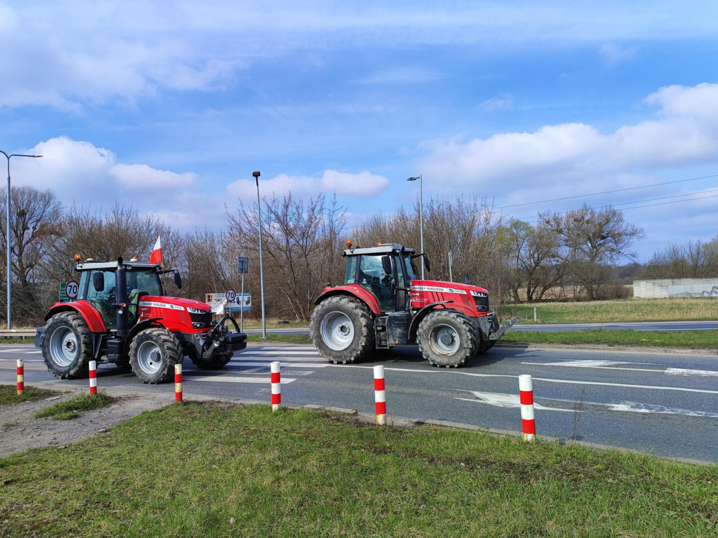 Protest rolników w Radomiu 20 marca
