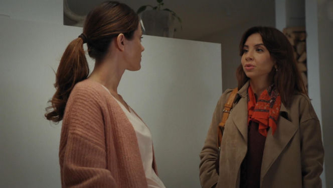 M jak miłość odc. 1919. Kasia (Paulina Lasota), Aneta (Ilona Janyst)