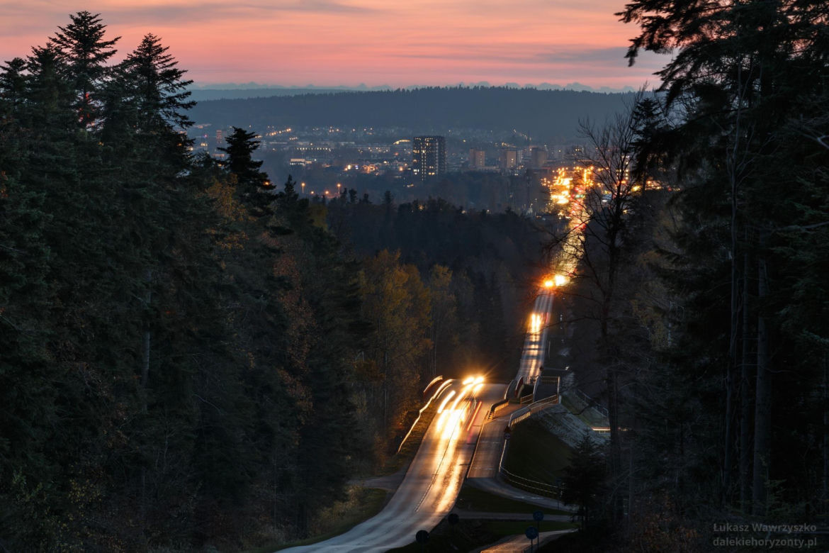 Tatry widziane z drogi Zagnańsk - Kielce