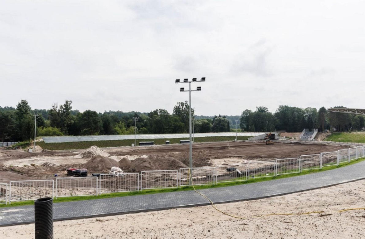 Remont stadionu Granatu w Skarżysku (lipiec 2026)
