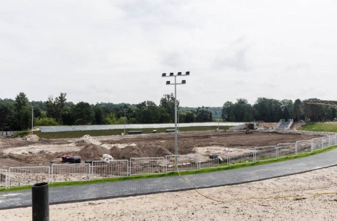 Remont stadionu Granatu w Skarżysku (lipiec 2026)