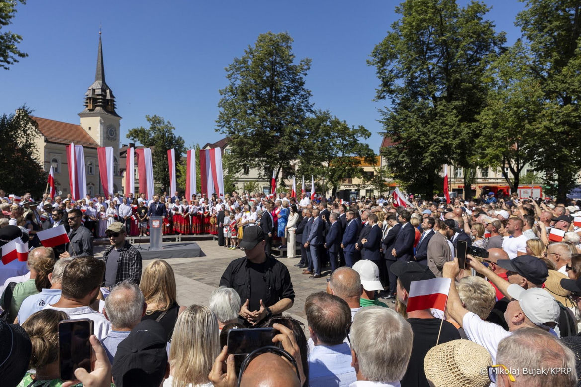 Prezydent RP Karol Nawrocki z wizytą w Skawinie