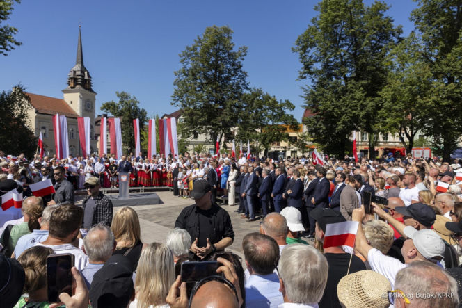 Prezydent RP Karol Nawrocki z wizytą w Skawinie