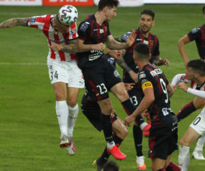 Piłkarz Cracovii Ołeksij Dytiatjew z Ukrainy