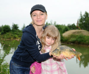 Olga Borys z córką Mirą