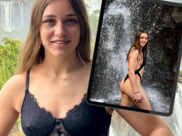 Julia Szeremeta zaskoczyła odważnymi zdjęciami w bikini! Bokserka pod brazylijskim wodospadem