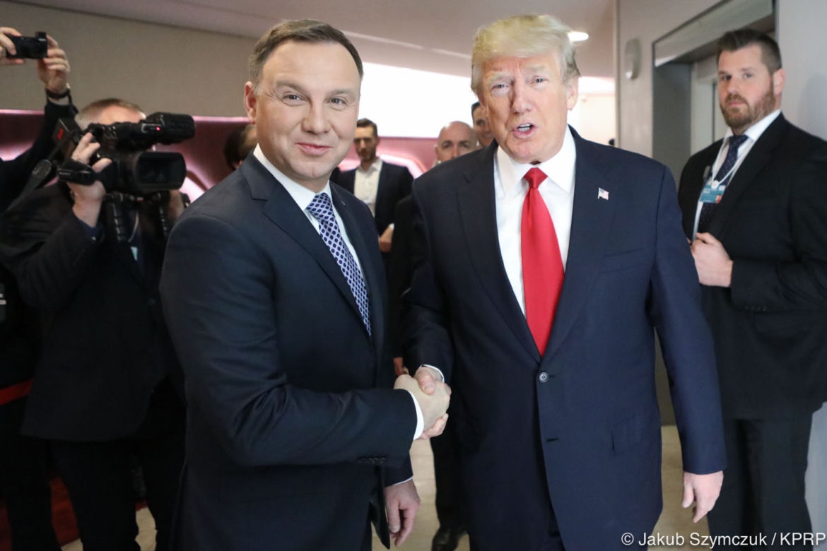 Prezydent Andrzej Duda i Prezydent Donald Trump