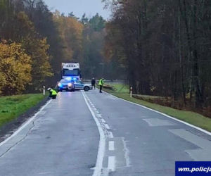 Śmiertelny wypadek na DK 57. Mężczyzna podejrzewany o potrącenie pieszego aresztowany
