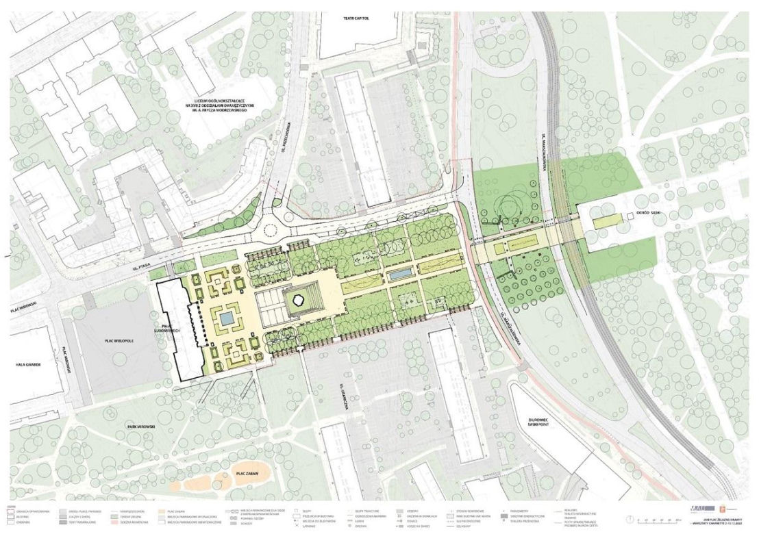Zielony plac Żelaznej Bramy