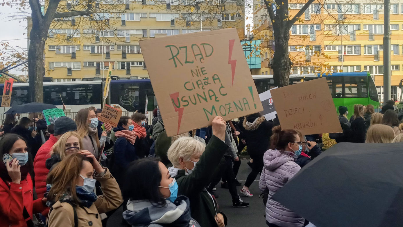 Protest kobiet w Szczecinie - 28.10.2020