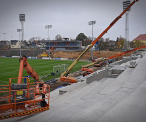 Budowa stadionu w Szczecinie - listopad 2020