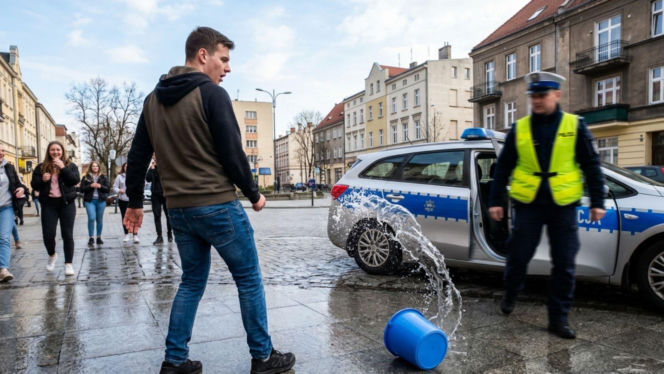 Uważaj na Śmigus-Dyngus! Za to możesz dostać mandat 500 zł. Gdzie kończy się zabawa?