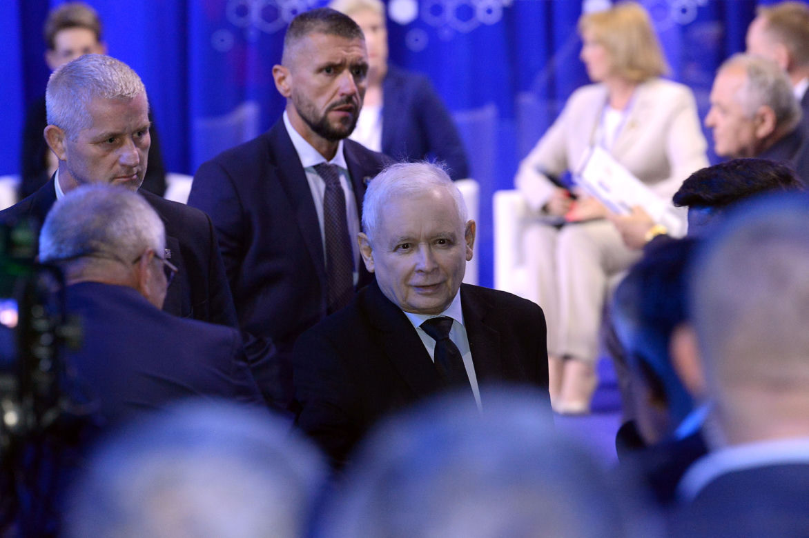 Jarosław Kaczyński na konwencji programowej PiS