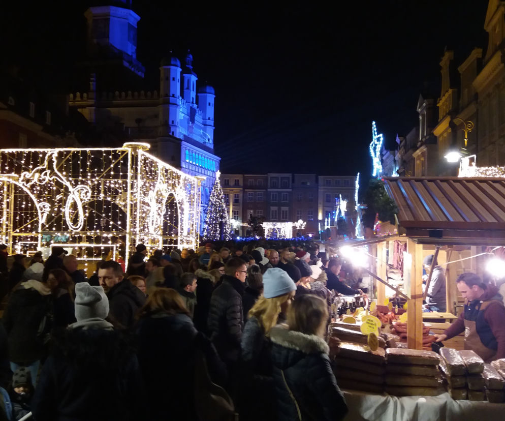 Iluminacja Starego Rynku w Poznaniu