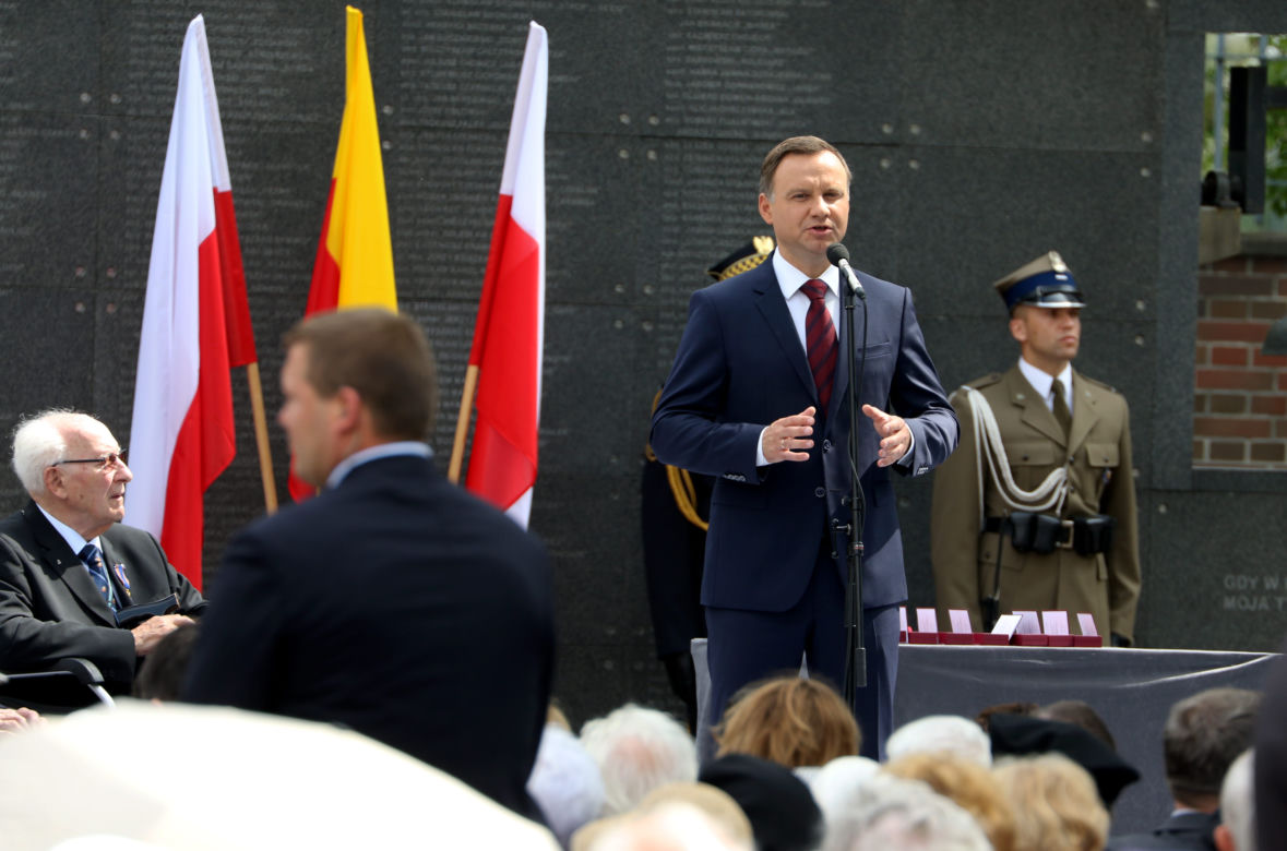 Prezydent Andrzej Duda na obchodach 72 rocznicy wybuchu Powstania Warszawskiego