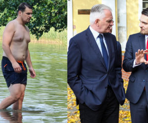 Ucieka od polityki do wody