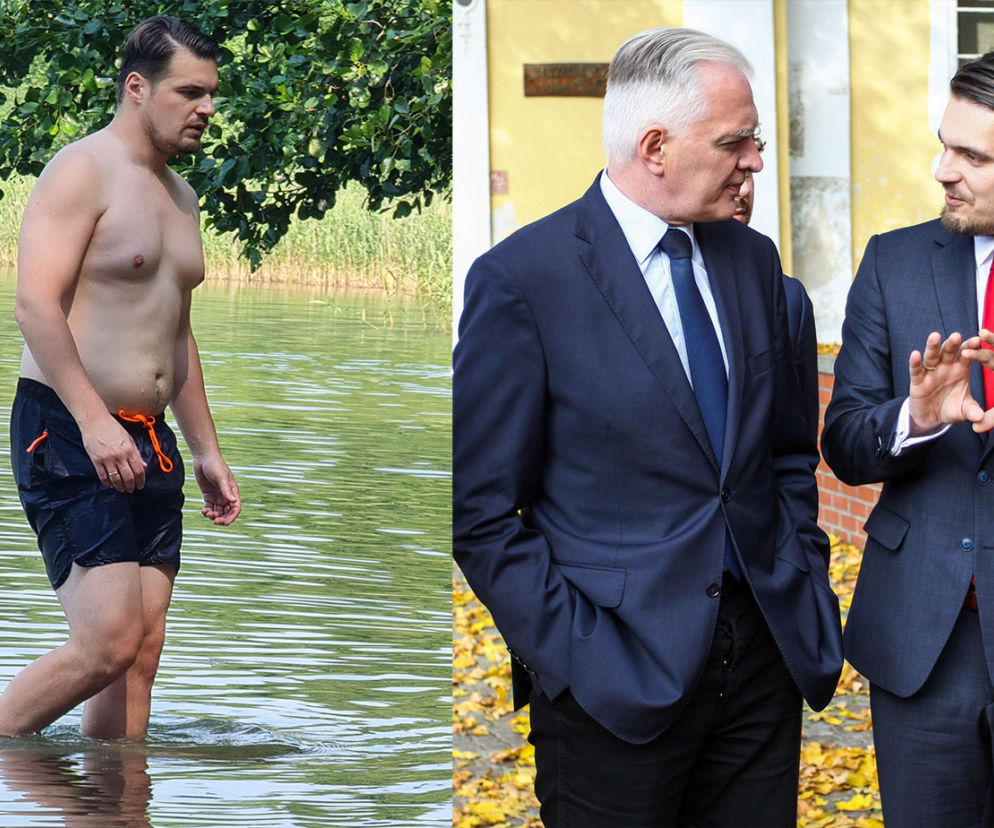 Ucieka od polityki do wody