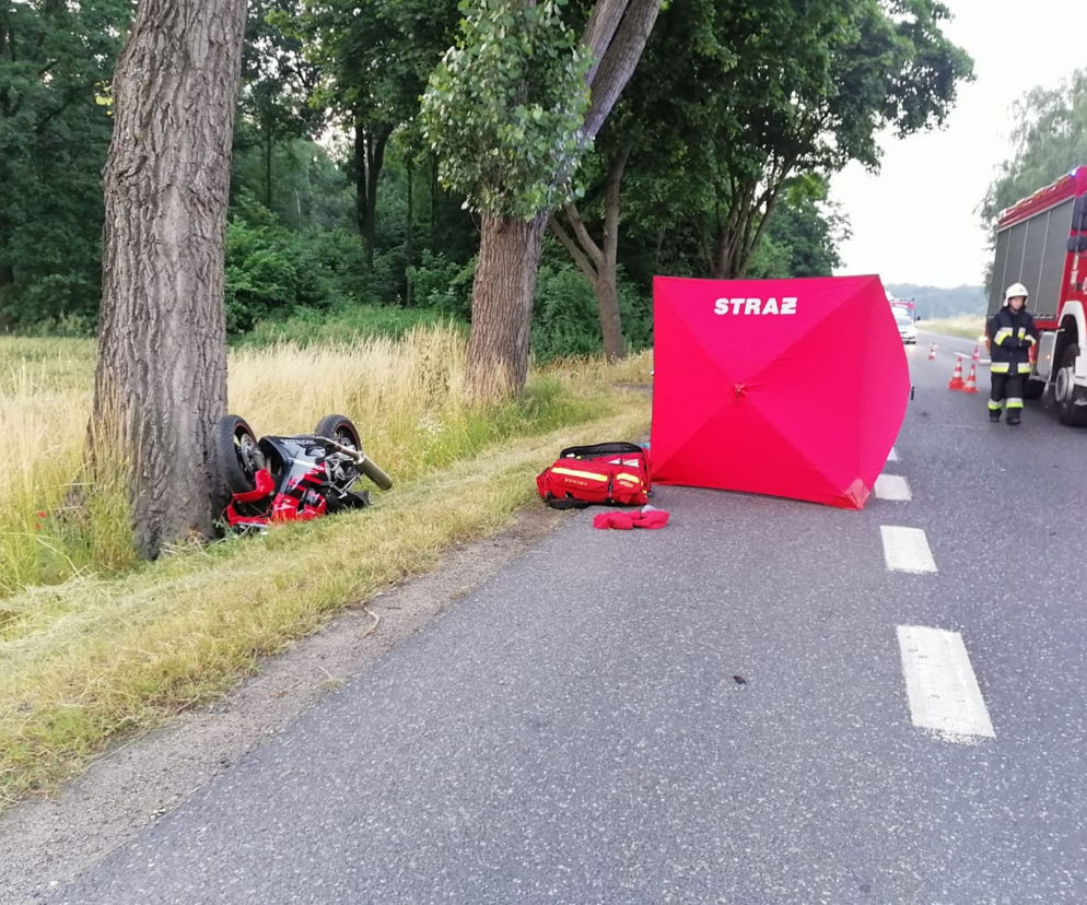Strzelce Opolskie: Potworna śmierć pod kołami ciężarówki. Młody motocyklista nie miał szans [ZDJĘCIE]