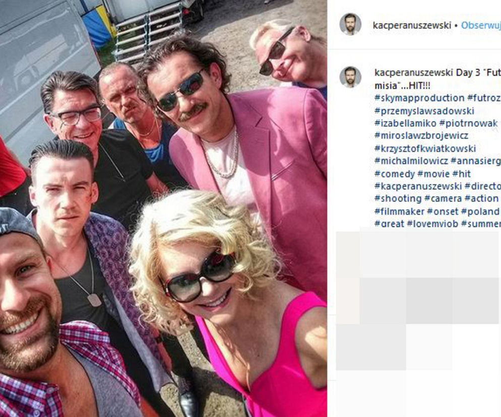 Michał Milowicz kręci drugą część Chłopaki nie płaczą  - Futro z misia