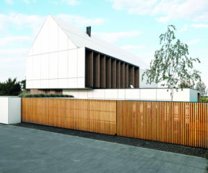 Dom ze skośnym dachem - projekt - Miłosz Stopiński