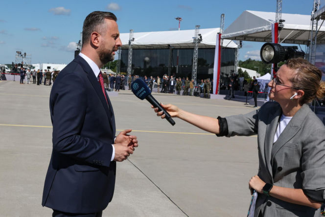 Żona Kosiniaka-Kamysza została matką chrzestną F-35