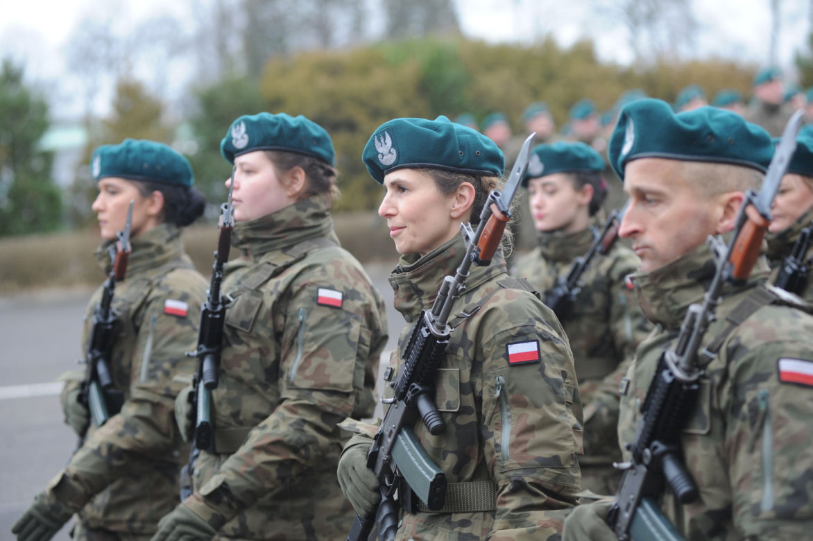 Ochotnicy złożyli przysięgę wojskową