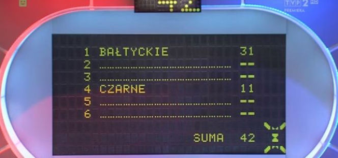 Familiada: Europejskie morze? 30 sekund najlepszej rozrywki VIDEO 