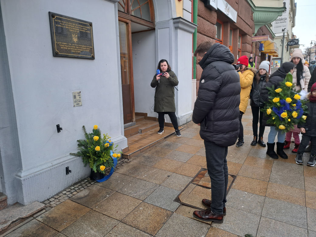 Rocznica wybuchu wojny w Ukrainie - uroczystości w Tarnowie