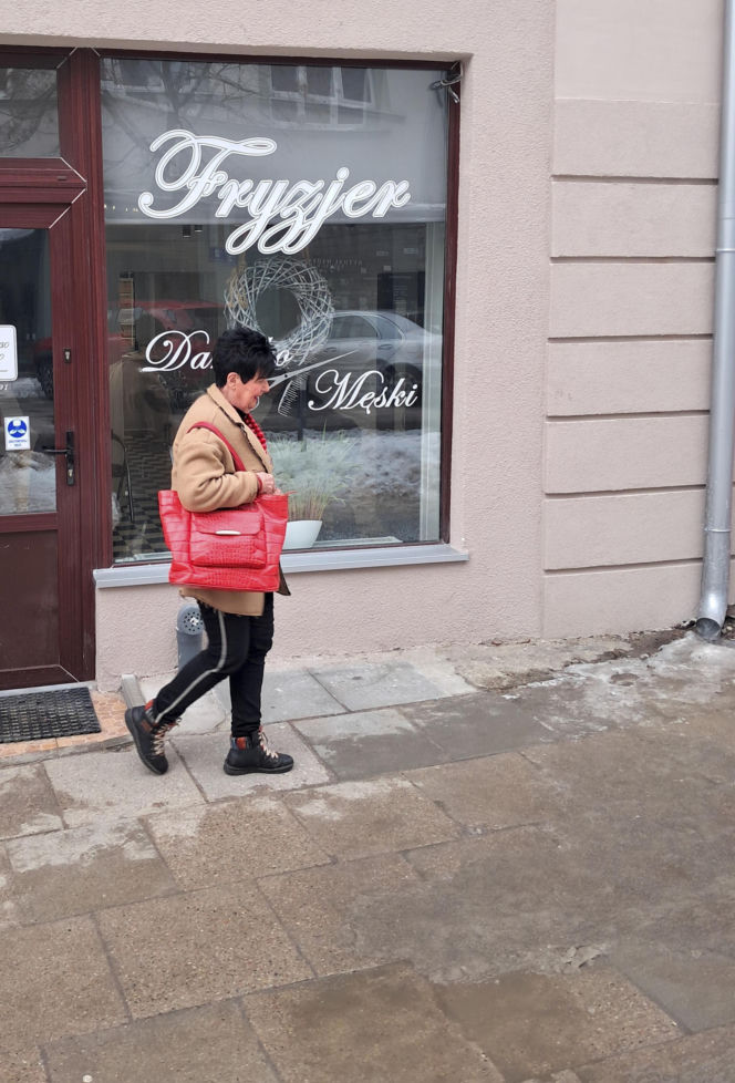 Joanna Senyszyn u fryzjera